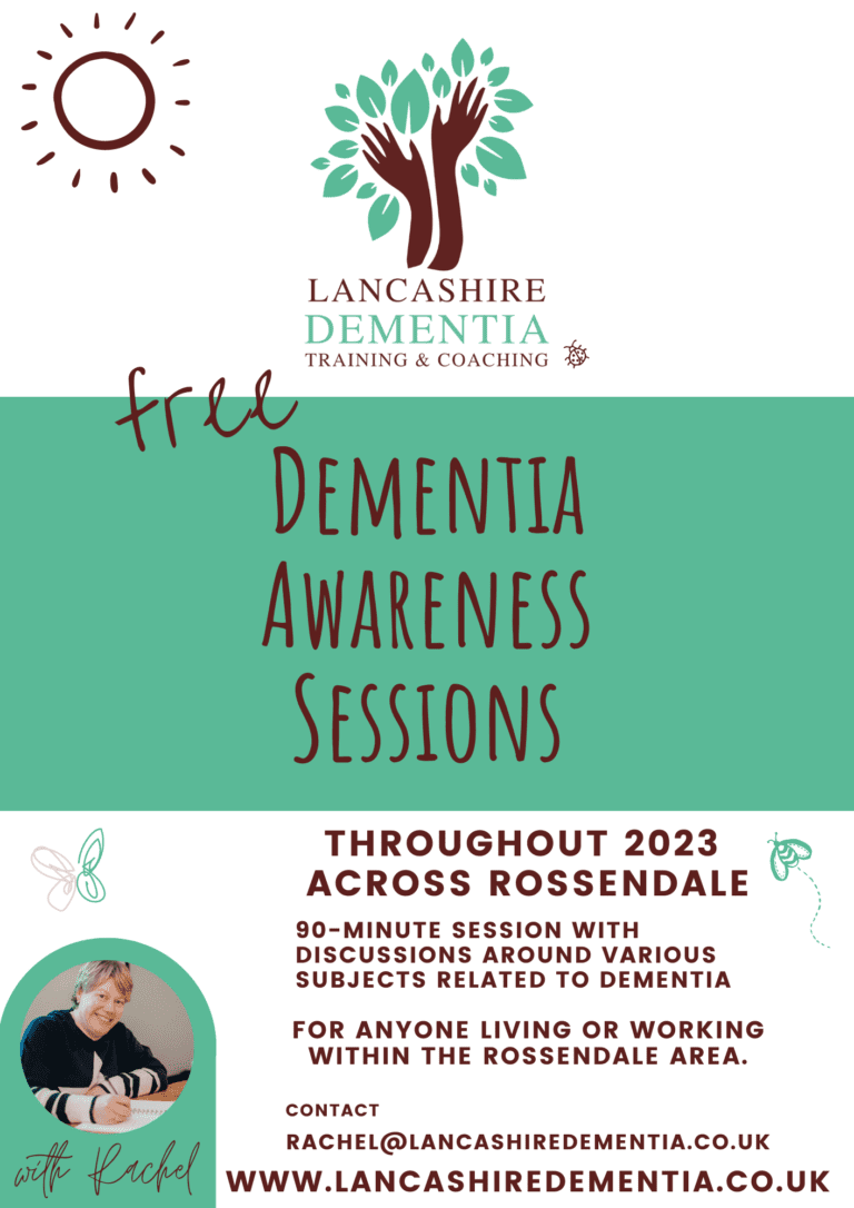 Free Dementia Awareness Session - 27th March 2023 | Lancashire Dementia